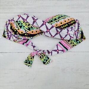 Trina Turk Kon Tiki Twisted Bandeau Top, Size 4